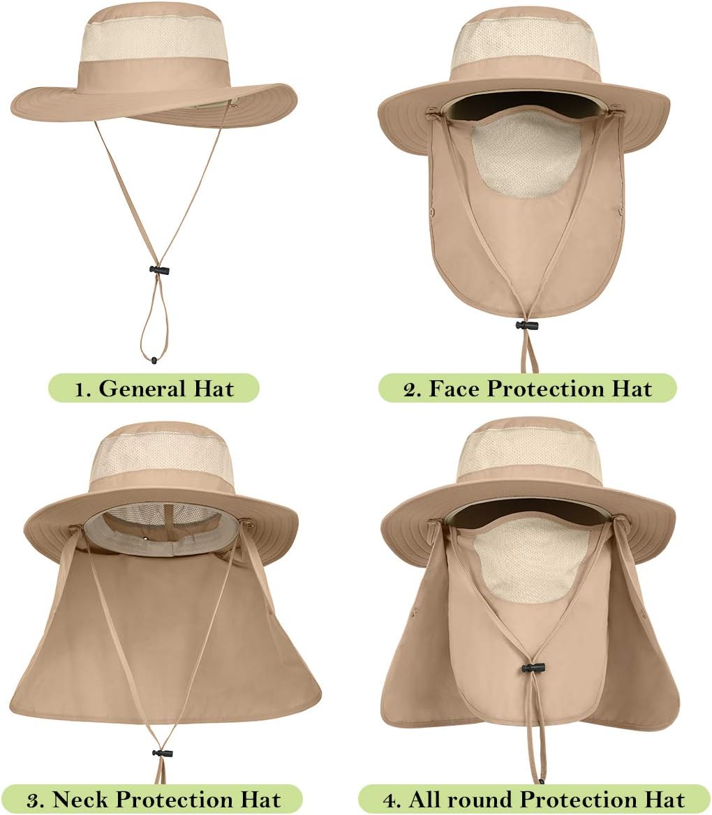 Sombrero pesca ala ancha hombre 2 Pzas UPF 50