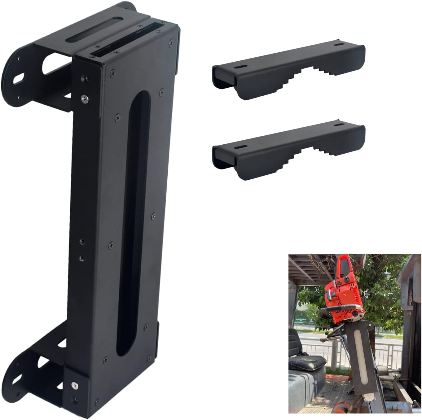 Soporte motosierra universal para tractor ATV UTV