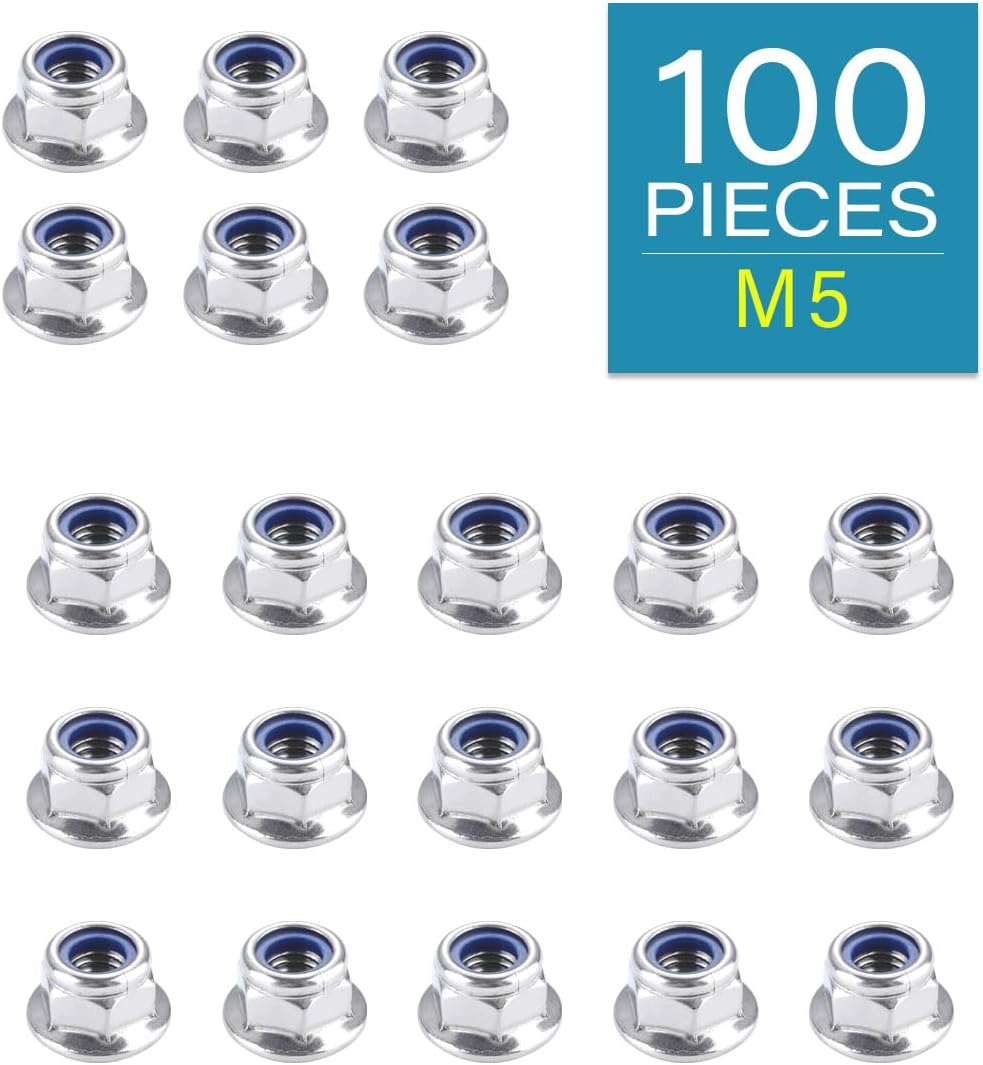 Tuercas brida M5 acero inox 304 pack 100
