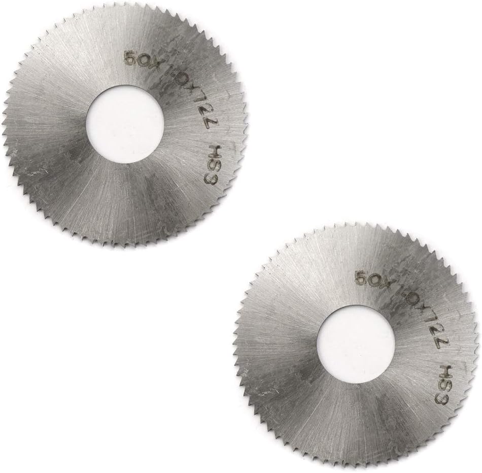 Hoja sierra HSS 50mm 72 dientes Paquete 2