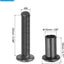 Set 10 tornillos hex 8x25 mm y tuercas 8x18 mm encaje negro