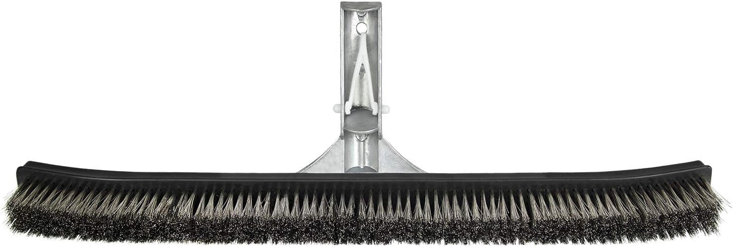Cepillo algas acero inox 18 con parte aluminio