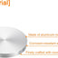 Disco aluminio redondo 2.36pulg adaptador vidrio mesa 8pcs
