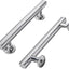 10 Tiradores Gabinete Cromo Pulido 3-3/4" para Cocina