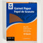 Pack 50 hojas papel granate 9x11 grano 60d
