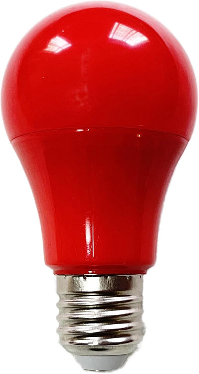 Bombilla roja A19 E26 100W pack para fiestas y decoración