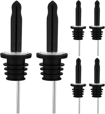 6 Pzas Boquillas Vertedoras Licor Acero Inox Plateado