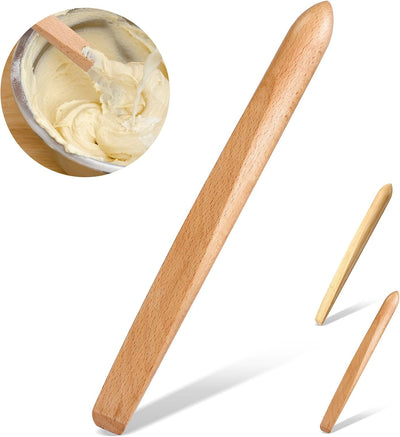 Palo mezcla madera 11pulg para pan de masa madre cocina