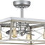 Ventilador techo galvanizado motor CA 3 aspas 22pulg