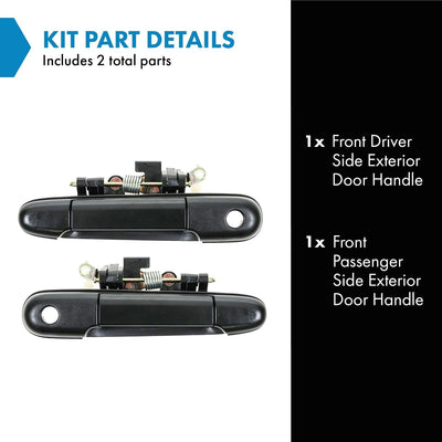Manijas puerta exterior comp Toyota Paseo 92-95 Tercel 91-94