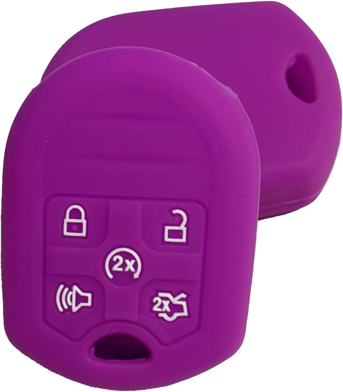 Funda llavero silicona Ford 2011-18 morado