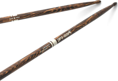 Baquetas batería 7A FireGrain Hickory lacado ovalada