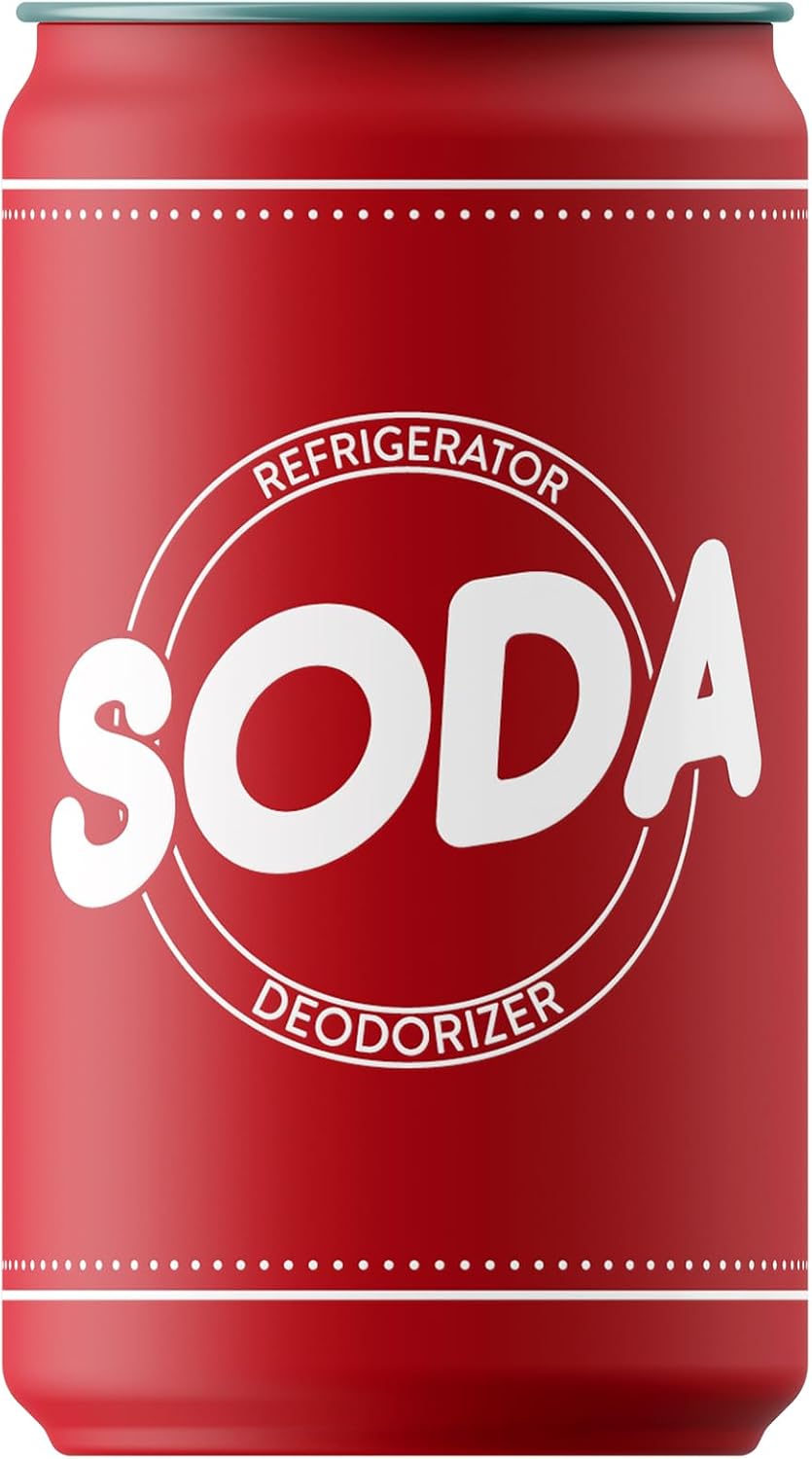 Ambientador latas soda soporte reutilizable bicarbonato