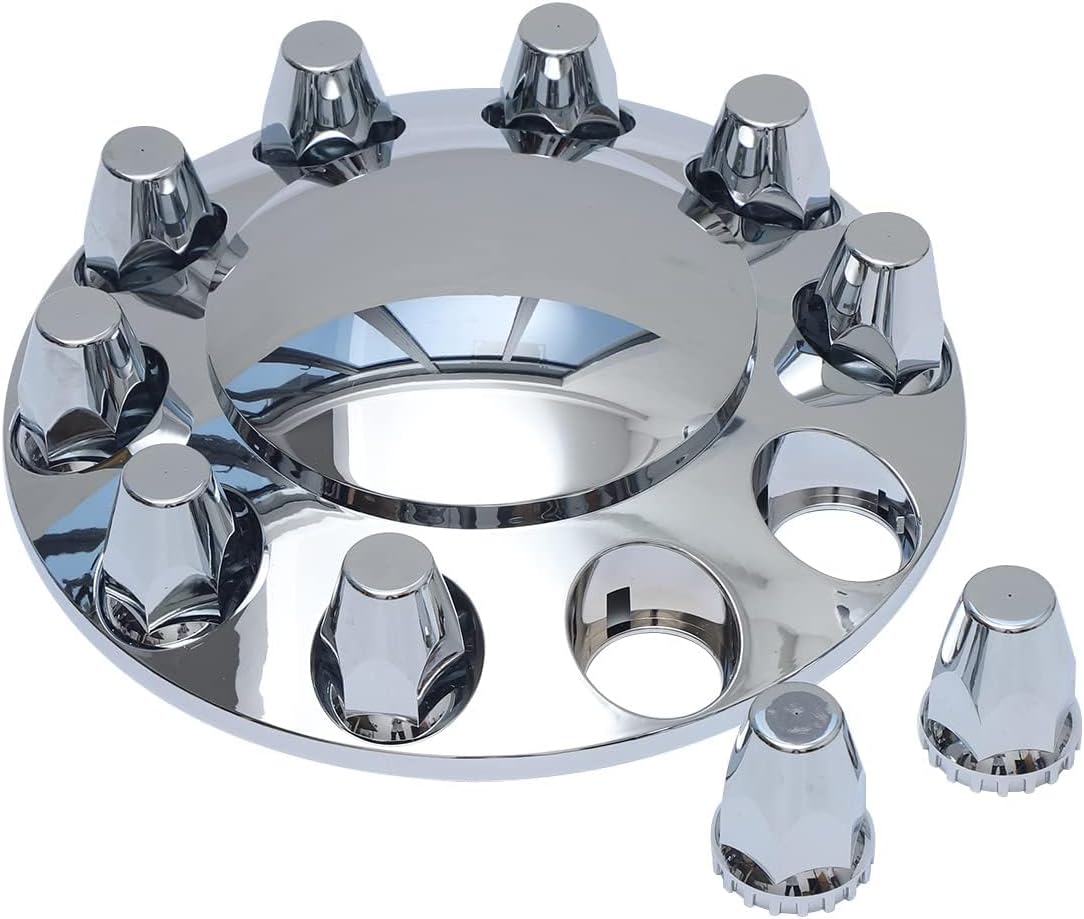 Tapa eje delantero cubretuerca 33mm plástico ABS cromado
