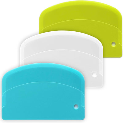 Rascador banco duro cortador masa ergonómico plástico cocina