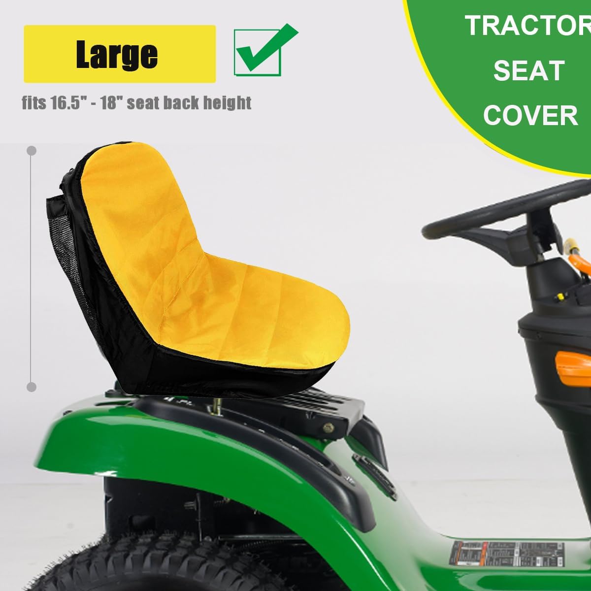 Funda asiento cortacésped tractor tela 600D