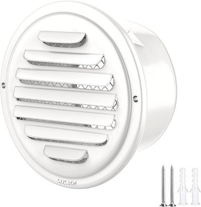 Cubierta ventilación acero inox 304 rejilla mosquitera 6pulg