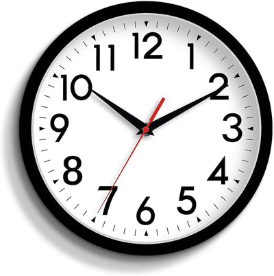 Reloj pared 14pulg analógico silencioso decorativo