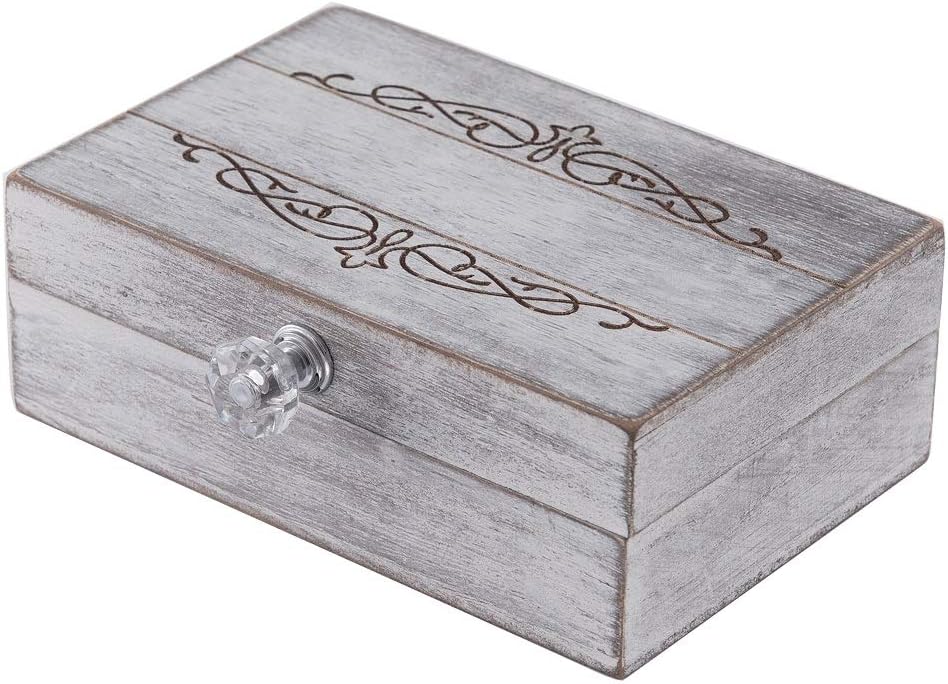 Caja anillos boda soporte matrimonio blanco antiguo