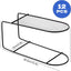 12 Pzas Soporte Zapatos Metal Doble Capa Negro