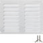 Cubierta ventilación 8x6pulg malla rejilla aire HVAC metal