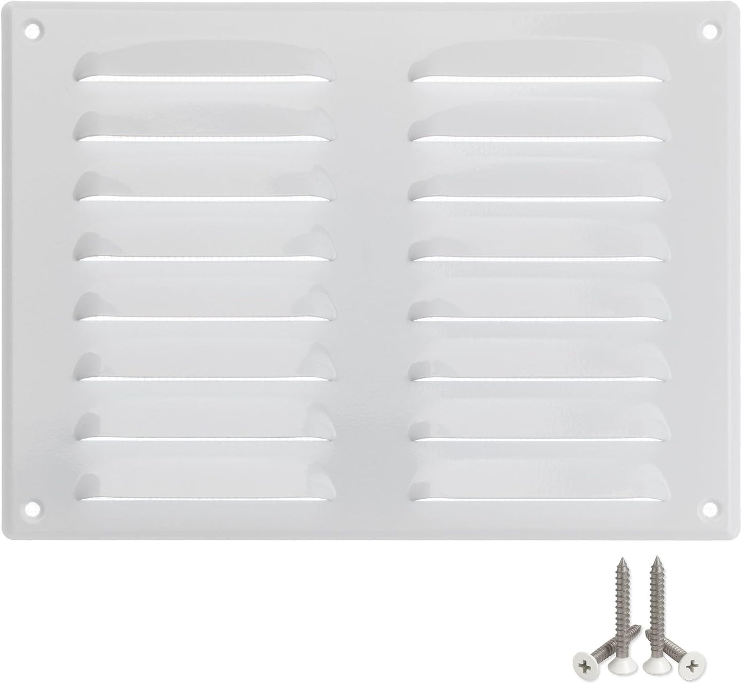 Cubierta ventilación 8x6pulg malla rejilla aire HVAC metal