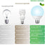 Bombilla LED G25 7W 5000K Blanco Día 800 Lúmenes