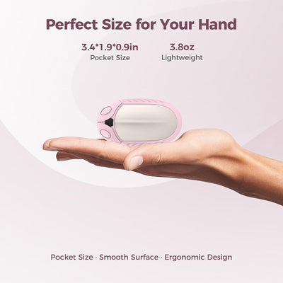 Calentador manos recargable 2 pzas bolsillo regalo navidad