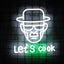 Letrero neón Heisenberg para dormitorio bar