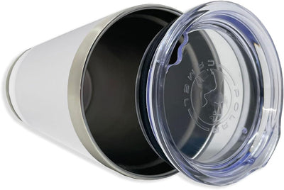 Vaso térmico 16oz ancla barco grabado blanco