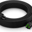 Cable extensión 20ft negro resistente cert ETL