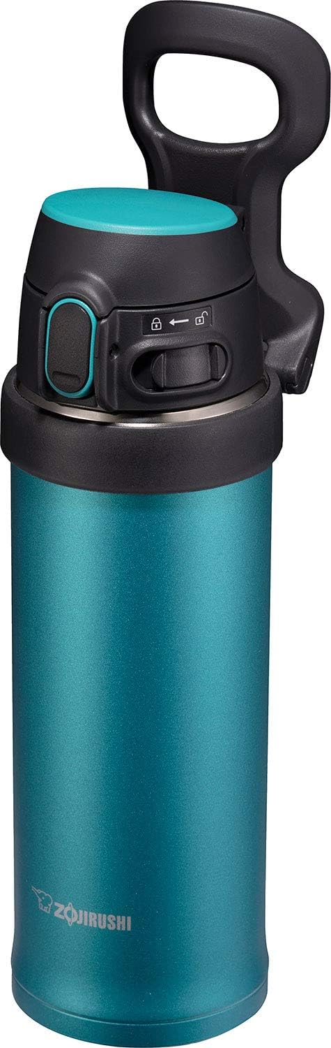 Taza acero inox 16oz color verde azulado