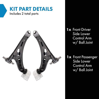 Set 2 Pzas Brazo Control Inferior Buick Enclave 18-23