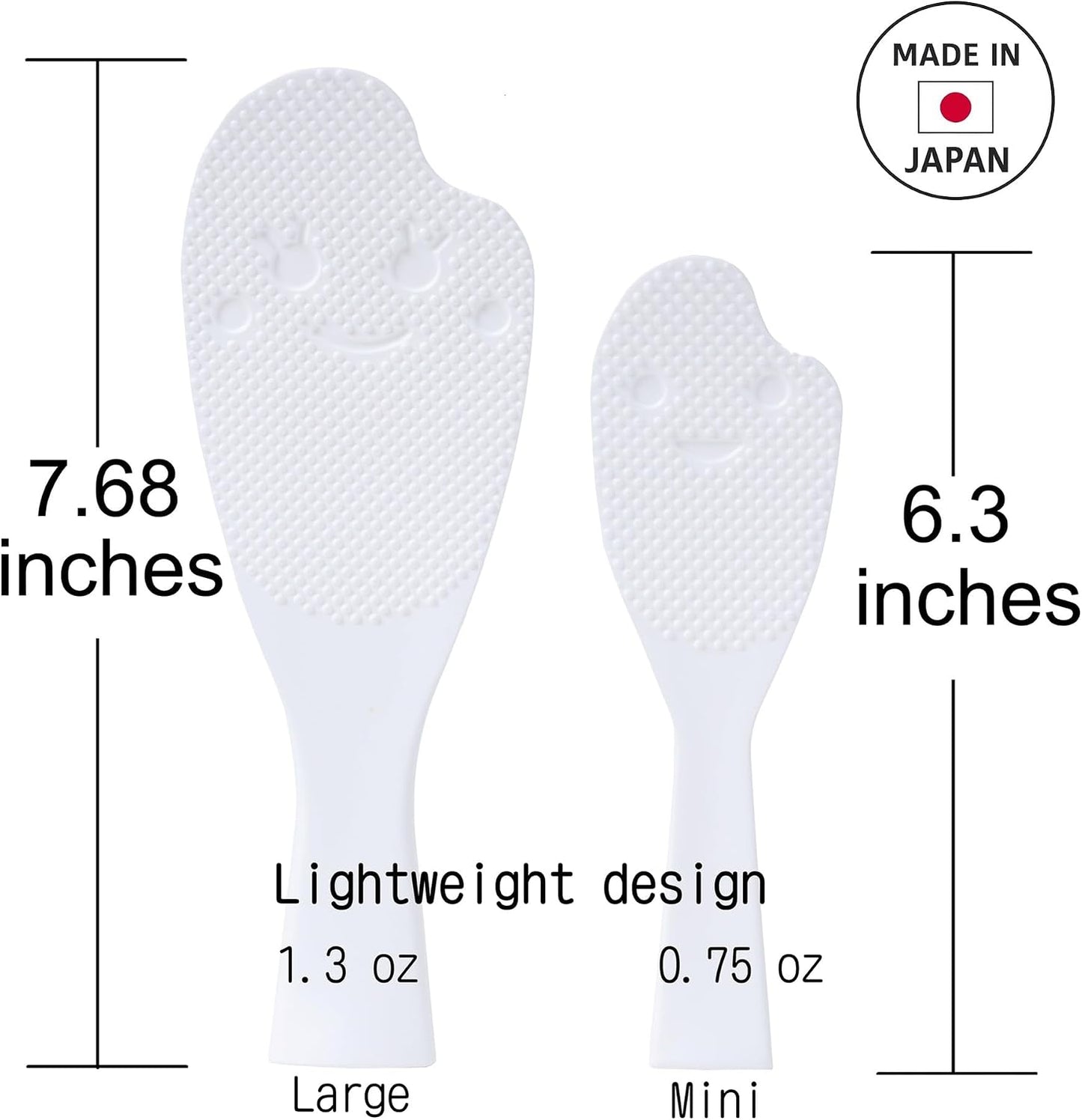 Juego paletas arroz 2 cucharas antiadherentes Bento Japón