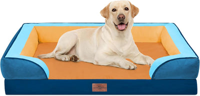 Cama ortopédica perro XL 42x30pulg impermeable con funda lavable