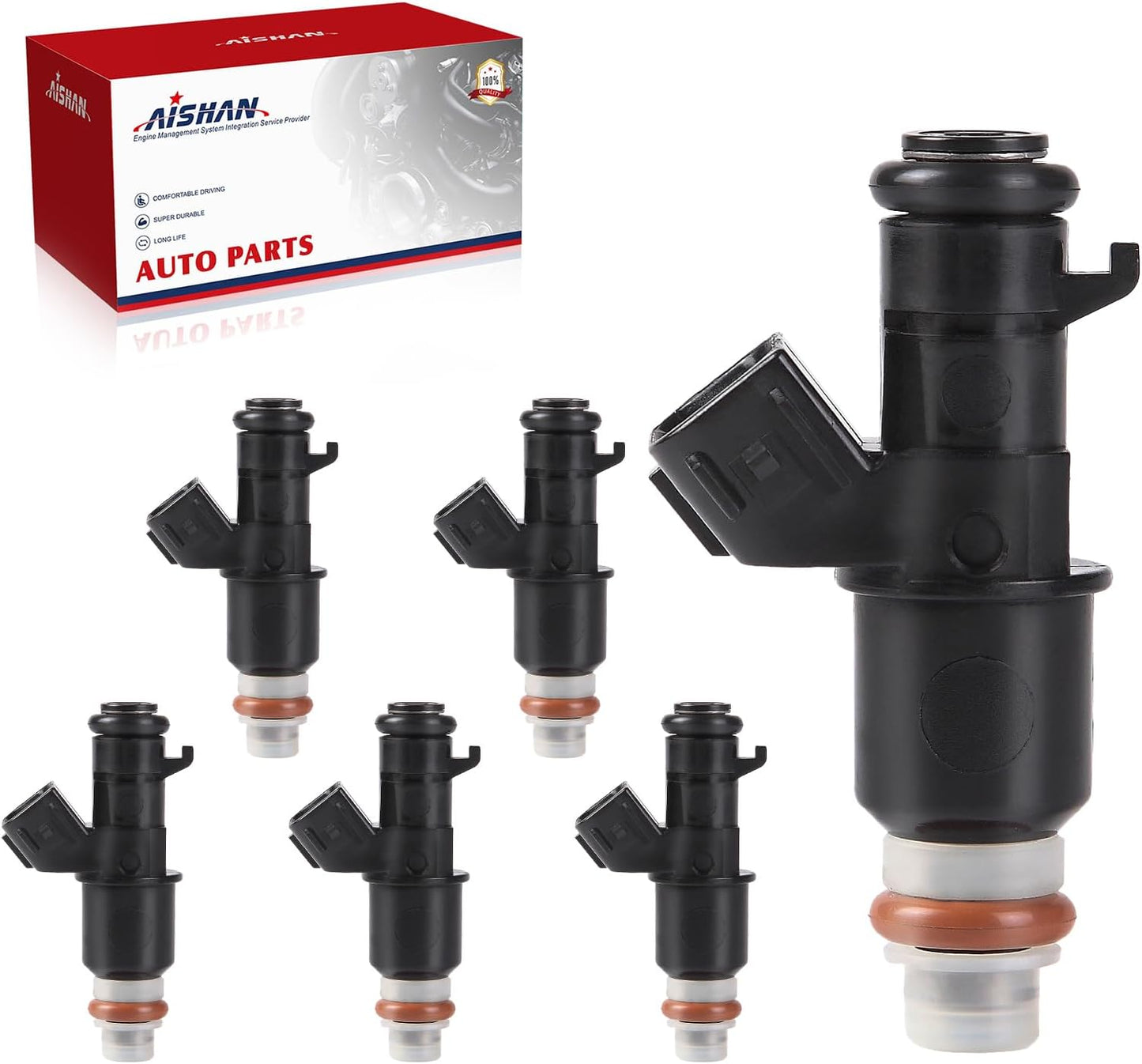 6 Inyectores Combustible 8 Agujeros Comp Honda Accord