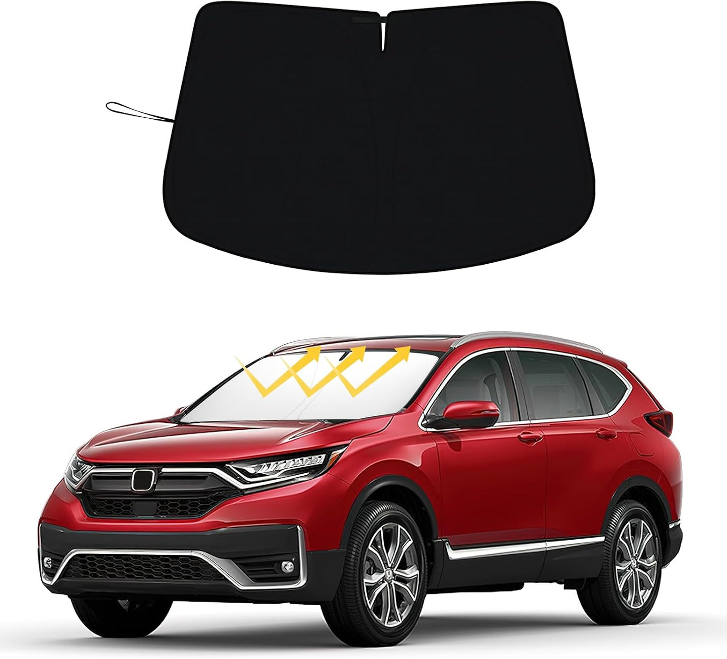 Parasol plegable para Honda CRV 17-22 poliéster reflectante