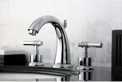 Grifo lavabo mango palanca metal níquel cepillado
