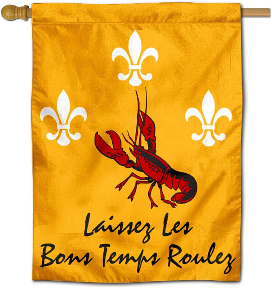 Bandera doble cara Let the Good Times Roll