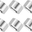 6 Pzas Espaciadores Acero Inox 8x12x6mm Sin Rosca