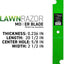 Set 3 cuchillas Exmark Lazer Z 60pulg elevación alta