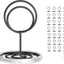 Soportes para números de mesa con base y tarjetas, 30 piezas