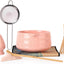 Set batidor té matcha 7 pzas bambú cerámica acero inox rosa