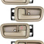 4 Manijas Puerta Beige Toyota Tundra 00-06