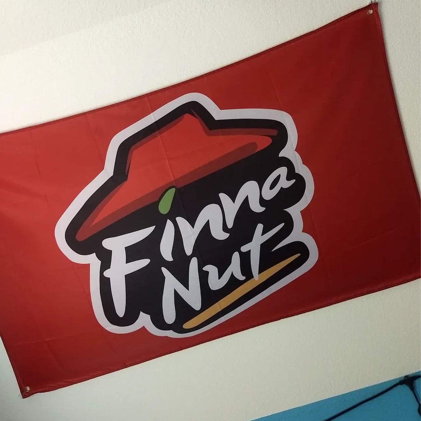 Bandera de nuez 3x5ft resistente UV con ojales latón