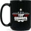 Taza Cerámica Top Grandpa 15oz para Café y Té