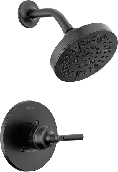 Set grifería ducha 5 configuraciones T14235-BL negro mate