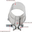 Abrazadera escape 3" acero inox 304 2 Uds
