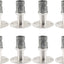 8 Pzas patas ajustables acero inox para base redonda 3.5"