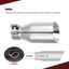 Punta escape acero inox doble pared 2.5x3.5"